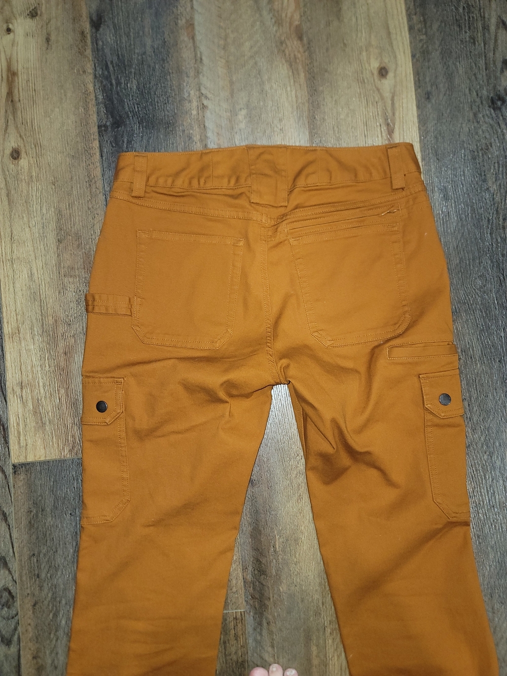 Duluth Trading Co. Curvesetter Cargo Pants Women's Size 4x29 Rust Brown EUC - Picture 9 of 9